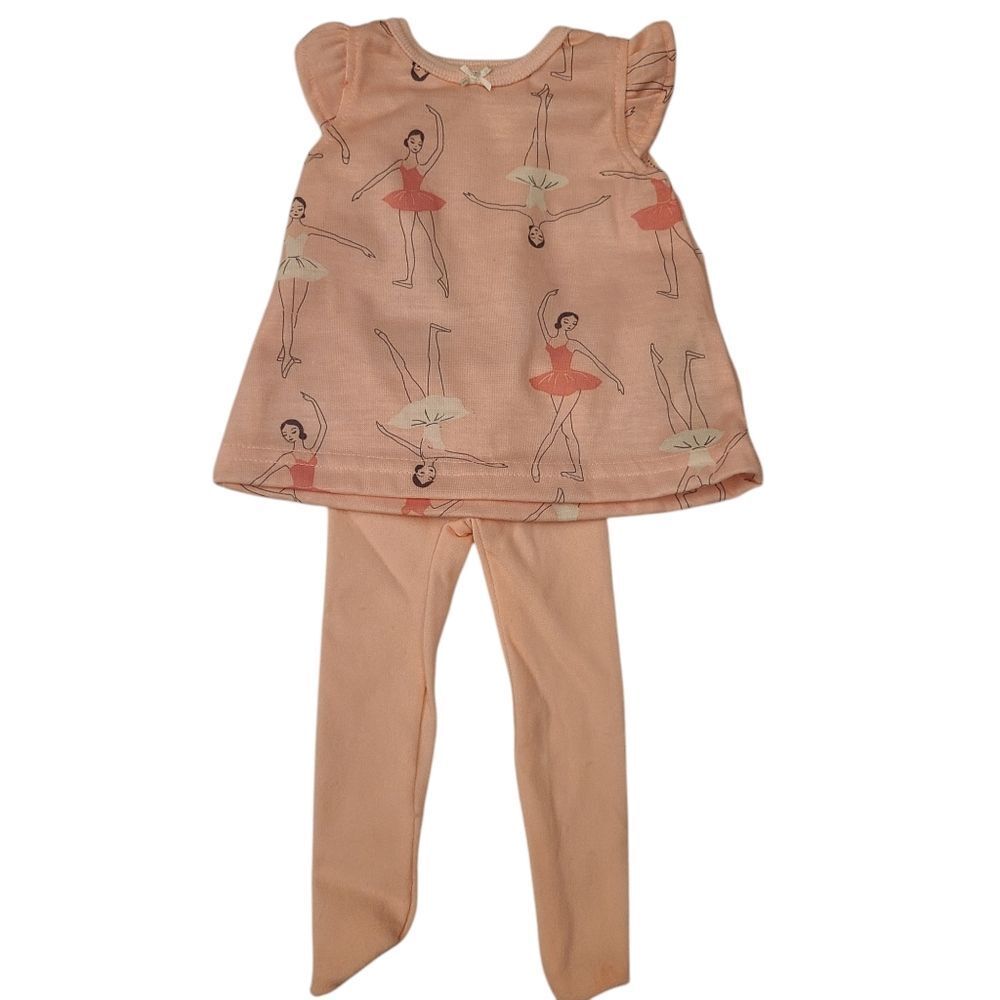 18" Doll Ballerina Dress‎ and Tights Pink